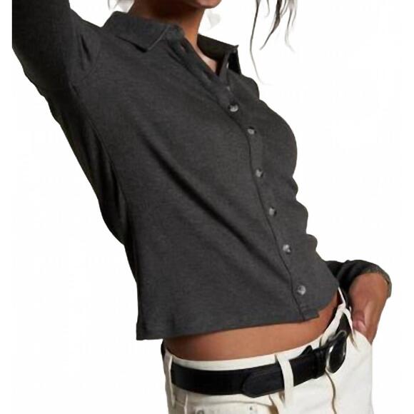 PERFECTWHITETEE Tops - NEW PERFECTWHITETEE amee top in grey